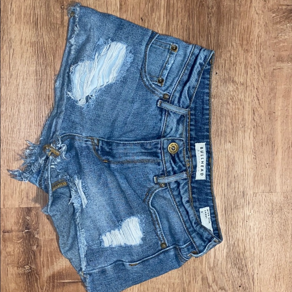 High rise booty shorts